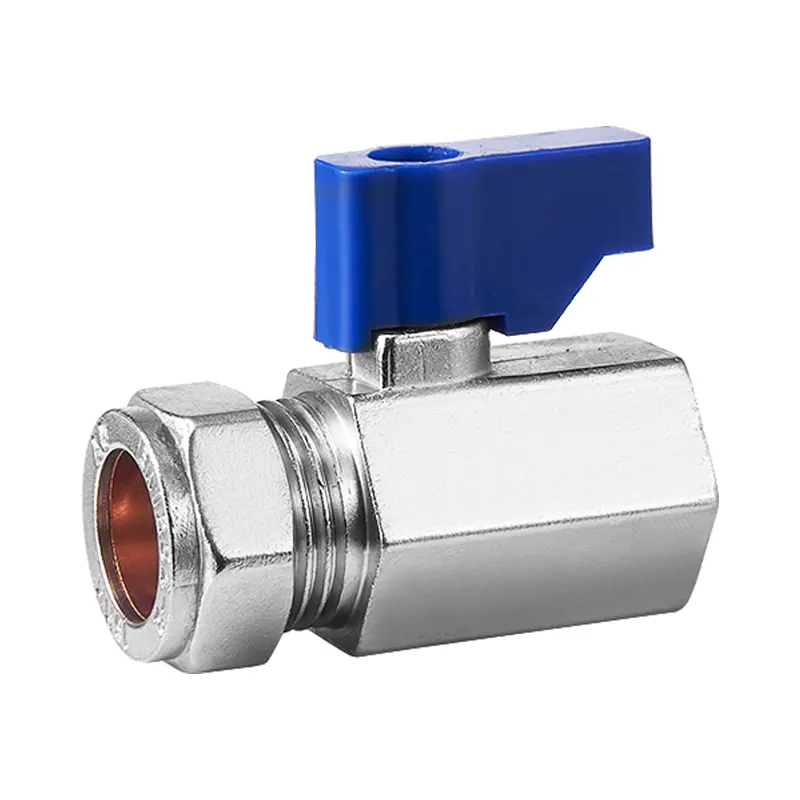 Messing ferrule binnendraad snelopen kogelkraan
