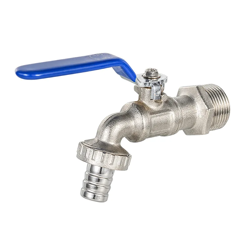 Brons vernikkelde kogelkraan