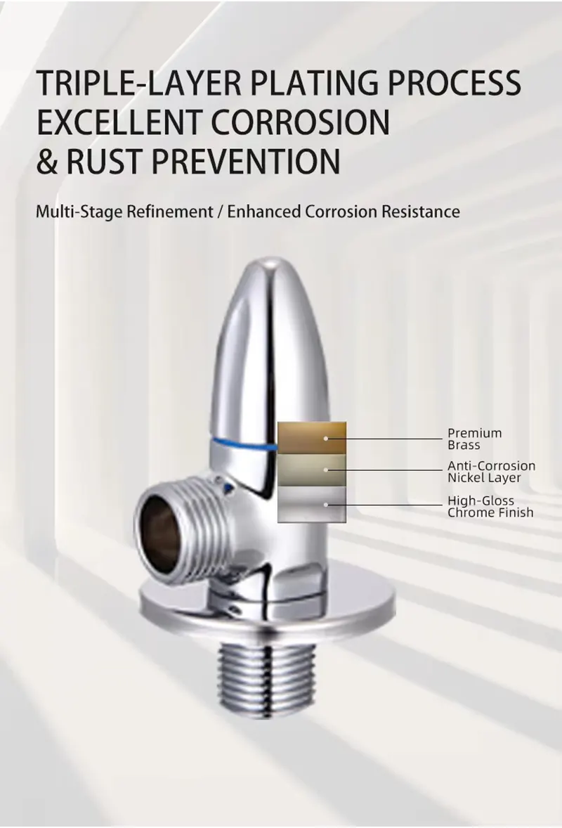 Red Blue Brass Angle Valve Red Blue Brass Angle Valve