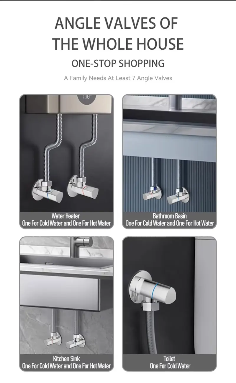 Reinforced Brass Angle Valve Reinforced Brass Angle Valve