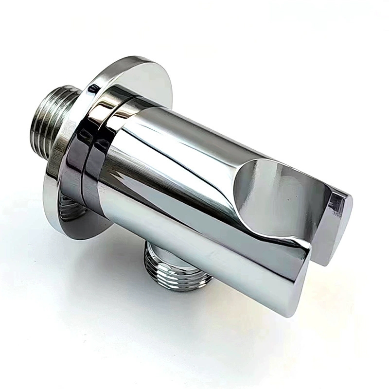 Nieuwe collectie volledig messing douchehouder, verborgen ronde beugel voor handdouche, massief messing douchehouder