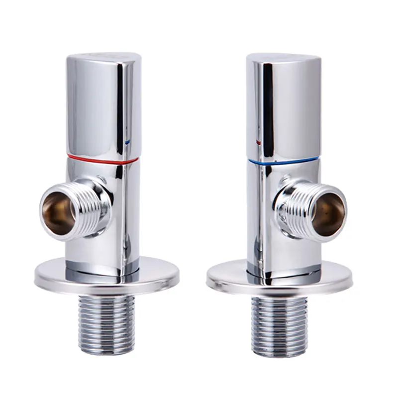 Versterkte messing hoekklep