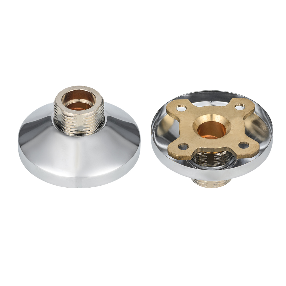 Zilverkleurige douchemontagesets