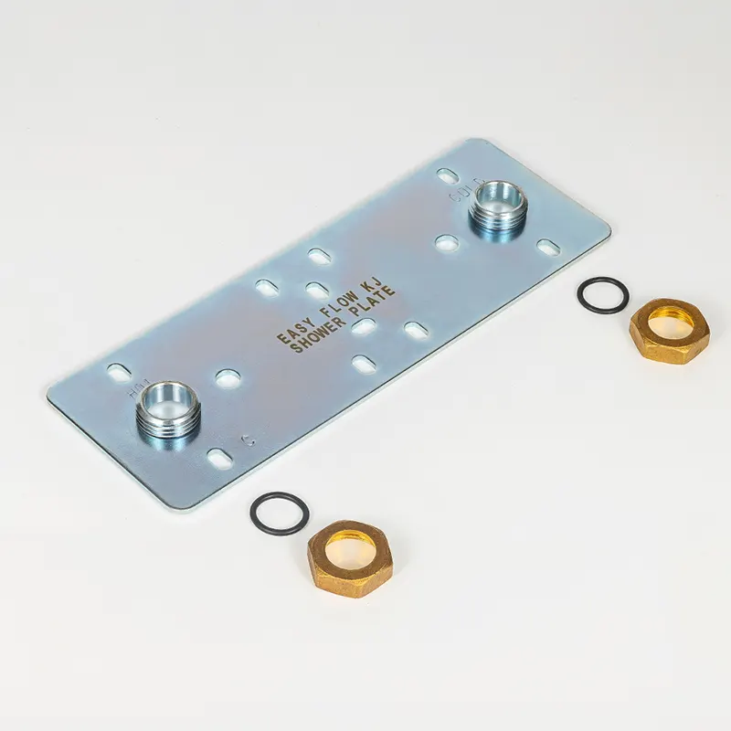 Zilveren doucheplaat